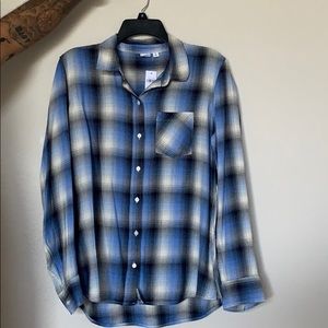 GAP Plaid Blue Shirt